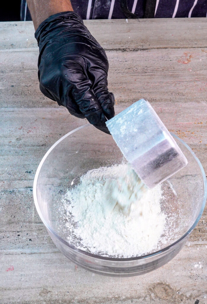 dding baking powder to flour for cinnamon roll pancake recipe