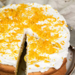 Multiple slices of citrus cake displaying soft crumb texture