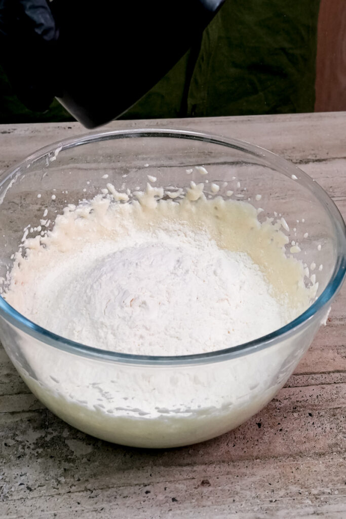 Final milk cookie dough ready for shaping