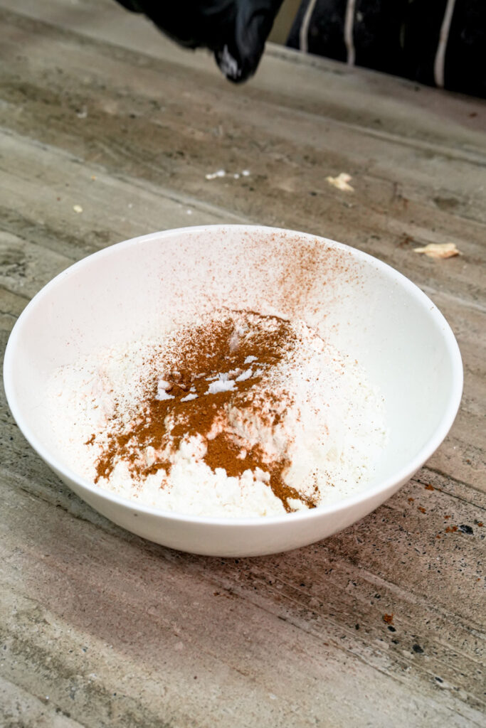 Flour and spice mixture for cowboy cookies