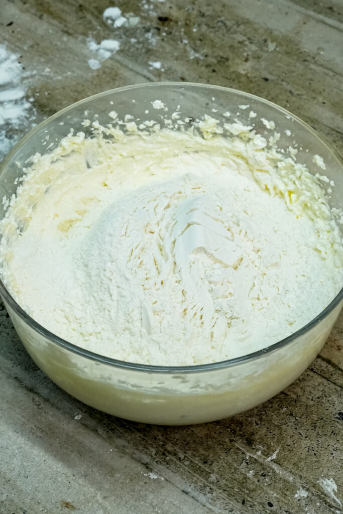 Smooth Twix cookie dough ready for shaping